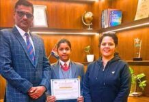 इनोसेंट हार्ट्स की छात्रा ने स्टेट-लेवल पेंटिंग प्रतियोगिता में जीता नकद पुरस्कार