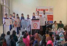 इनोसेंट हार्ट्स कॉलेज ऑफ एजुकेशन ने गांधी वनिता आश्रम में एचआईवी एवं एड्स जागरूकता सेमिनार का किया आयोजन