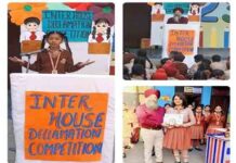सेंट सोल्जर इंटर कॉलेज (स्कूल), फ्रेंड्स कॉलोनी में भाषण प्रतियोगिता