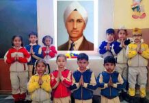 सेंट सोल्जर ग्रुप के छात्रों ने शहीद करतार सिंह सराभा की पुण्यतिथि पर भावभीनी श्रद्धांजलि अर्पित की