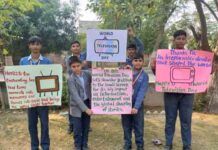 सेंट सोल्जर डिवाइन पब्लिक स्कूल, खांबरा के स्टूडेंट्स ने वर्ल्ड टेलीविज़न डे मनाया