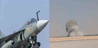 भारत का फाइटर जैट तेजस दुबई एयरशो में क्रैश