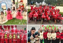इनोसेंट हार्ट्स स्कूलों में उल्लास, रचनात्मकता और सतत सोच के साथ मनाया गया क्रिसमस का उत्सव