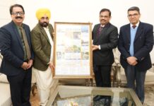 मुख्यमंत्री भगवंत मान द्वारा पंजाब सरकार की वर्ष 2026 की डायरी और कैलेंडर जारी