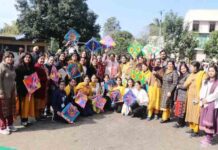 एचएमवी में सांस्कृतिक उल्लास के साथ मनाया गया बसंत उत्सव