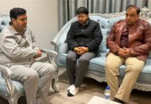 जालंधर-मेयर वनीत धीर के घर पहुंचे कैबिनेट मिनिस्टर डॉ. रवजोत, जताया शोक, बुधवार सुबह होगा स्व. विनोद धीर का रस्म चौथा