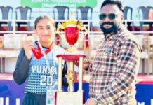 सेंट सोल्जर ग्रुप ऑफ इंस्टीट्यूशंस की सिमरनप्रीत ने नेशनल-लेवल फुटबॉल टूर्नामेंट में पहला स्थान हासिल किया