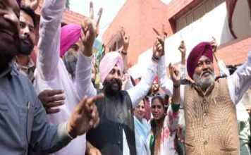 आप पंजाब ने अरविंद केजरीवाल और आप नेताओं के हक में अदालत के फैसले का चंडीगढ़ में मनाया जश्न