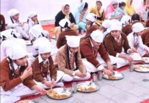 सेंट सोल्जर डिवाइन पब्लिक स्कूल, लद्देवाली में श्री सुखमणि साहिब पाठ का आयोजन किया गया