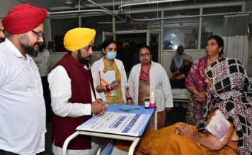 सीएम भगवंत मान द्वारा बठिंडा के एडवांस्ड कैंसर इंस्टीट्यूट का अचानक दौरा, सुविधाओं और मरीजों की देखभाल का जायजा लिया