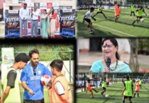 इनोसेंट हार्ट्स स्पोर्ट्स हब, लोहारां में इंटर-स्कूल डे-नाइट फुटसल चैंपियनशिप के तीसरे सीजन का आरंभ