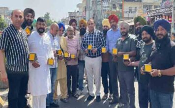 रामा मंडी में सड़क सुरक्षा की दिशा में बड़ा कदम: नितिन कोहली ने डिवाइडर पर रिफ्लेक्टर लगवाए