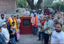 नितिन कोहली द्वारा वार्ड नंबर 12 में 85 लाख रुपये की लागत से तैयार इंटरलॉक टाइल्स वाली सड़क जनता को समर्पित