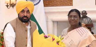 पंजाब के मुख्यमंत्री भगवंत सिंह मान ने राष्ट्रपति से की मुलाकात, ‘पंजाब के गद्दार’ राज्यसभा सदस्यों की सदस्यता रद्द करने की मांग की