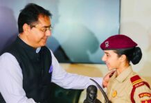 अमन अरोड़ा द्वारा एयर फोर्स अकादमी और एनडीए मेरिट सूची में शानदार उपलब्धियां हासिल करने वाली माई भागो प्रिपरेटरी इंस्टीट्यूट की महिला कैडेटों का सम्मान