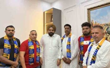 अंतरराष्ट्रीय कबड्डी स्टार आप में हुए शामिल, पार्टी की जन हितैषी नीतियों में जताया भरोसा