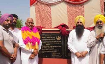 जल संसाधन मंत्री बरिंदर कुमार गोयल द्वारा 13 करोड़ की सिंचाई परियोजनाओं का शुभारंभ