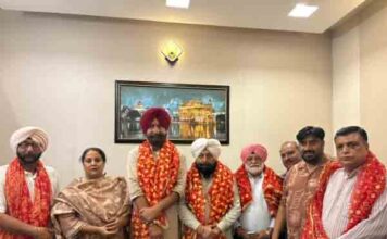 नितिन नबीन के जालंधर दौरे को लेकर भाजपा माडल टाऊन मंडल के राजन मल्हन की अध्यक्षता में हुई मीटिंग,