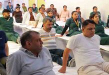 एन.एच.एस. अस्पताल द्वारा अंतरराष्ट्रीय योग दिवस उत्साहपूर्वक मनाया गया