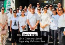 अन्तराष्ट्रीय योग दिवस आर्य मन्दिर मॉडल टाउन जालन्धर में योगाचार्य दविन्दर अरोरा ने करवाया योग