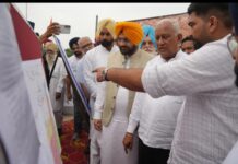 कैबिनेट मंत्री बरिंदर कुमार गोयल और तरुनप्रीत सिंह सौंद ने खन्ना में 70.52 करोड़ रुपये की लागत से पूर्ण हुए सिंचाई परियोजनाओं का किया उद्घाटन