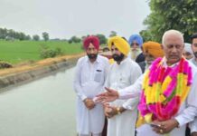 शुतराना हलके के 56 गांवों की 68,500 एकड़ भूमि को सिंचाई के लिए मिला नहरी पानी: बरिंदर गोयल