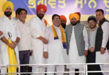 कांग्रेस को कादियां हलके में बड़ा झटका, सीनियर नेता और तीन बार के जिला परिषद सदस्य ठाकुर बलराज सिंह आप में शामिल