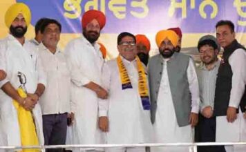 कांग्रेस को कादियां हलके में बड़ा झटका, सीनियर नेता और तीन बार के जिला परिषद सदस्य ठाकुर बलराज सिंह आप में शामिल