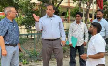 नितिन कोहली ने 1.25 करोड़ रुपये की लागत से सड़क निर्माण कार्यों का उद्घाटन किया