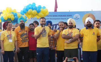 ‘युद्ध नशेआं विरुद्ध’ को मज़बूत करने के लिए आप पंजाब यूथ विंग ने मोहाली में ‘पंजाब यूथ रन 2026’ का किया आयोजन