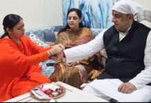नितिन कोहली ने मोता सिंह नगर और कपूरथला चौक में ब्रह्मा कुमारी बहनों के साथ मनाया रक्षाबंधन