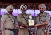 इंस्पेक्टर जनरल पुलिस, राजपाल संधू हुए सेवानिवृत्त, PAP में परेड से ली सलामी