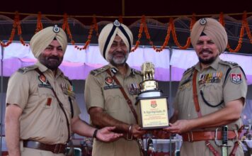इंस्पेक्टर जनरल पुलिस, राजपाल संधू हुए सेवानिवृत्त, PAP में परेड से ली सलामी