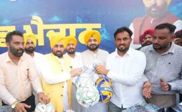 मुख्यमंत्री भगवंत मान ने गांवों के युवाओं को 500 आधुनिक ‘ग्रामीण खेल मैदानों’ का तोहफा