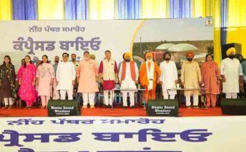 बुड्ढे नाले की जल्द होगी सफाई, सीएम भगवंत मान ने लुधियाना के हैबोवाल में कम्प्रेस्ड बायोगैस प्लांट की रखी आधारशिला