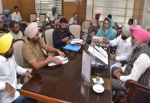 वित्त मंत्री हरपाल चीमा द्वारा परिवहन एवं जल आपूर्ति विभाग की कर्मचारी यूनियनों के साथ बैठकें