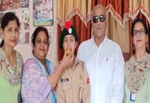 सेंट सोल्जर ग्रुप ऑफ इंस्टीट्यूशंस की छात्रा सृष्टि करवाल का प्रतिष्ठित थल सैनिक कैंप, नई दिल्ली के लिए चयन