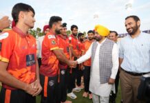 शेर-ए-पंजाब टी-20 क्रिकेट लीग के समापन अवसर पर मुख्यमंत्री भगवंत सिंह मान ने कहा, “हम पंजाब को देश का खेल हब बनाएंगे”