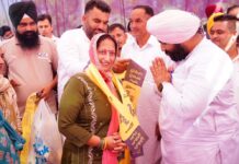 श्री आनंदपुर साहिब हलके में गूंजा भगवंत मान दोबारा का नारा