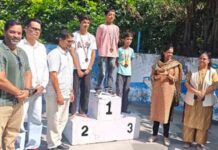 डिप्स हरियाणा भुंगा के छात्र ने तैराकी में रचा शानदार इतिहास