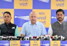 आप 20 सितंबर से पूरे पंजाब में डोर टू डोर अभियान करेगी शुरू : मनीष सिसोदिया